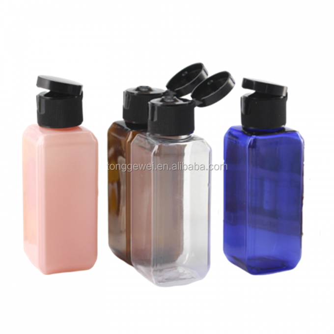 Quadratische bernsteinfarbige Flasche des Bestseller- Haustieres 250ml mit Spitzenkappengroßhandel des leichten Schlages