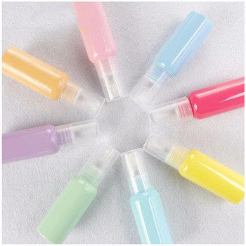 Macaron 50Ml Refillable Travel Spray Bottle HDPE Mini Refillable Perfume Bottle