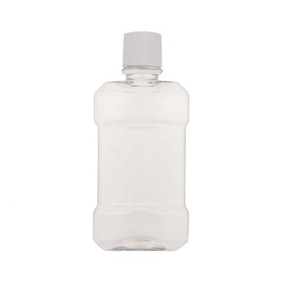 120ml 4oz Empty Pet Plastic Mouthwash Bottle Transparent