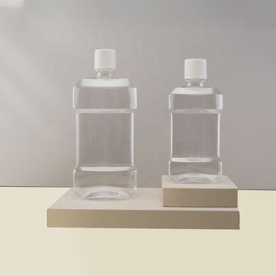 120ml 4oz Empty Pet Plastic Mouthwash Bottle Transparent