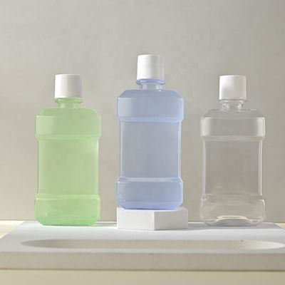 120ml 4oz Empty Pet Plastic Mouthwash Bottle Transparent