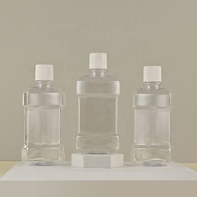 120ml 4oz Empty Pet Plastic Mouthwash Bottle Transparent