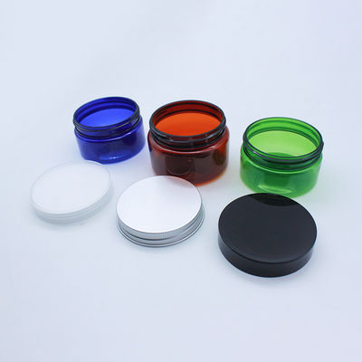 1oz 2oz Color Customized Wide Mouth Bottle PET Plastic Cream Jar