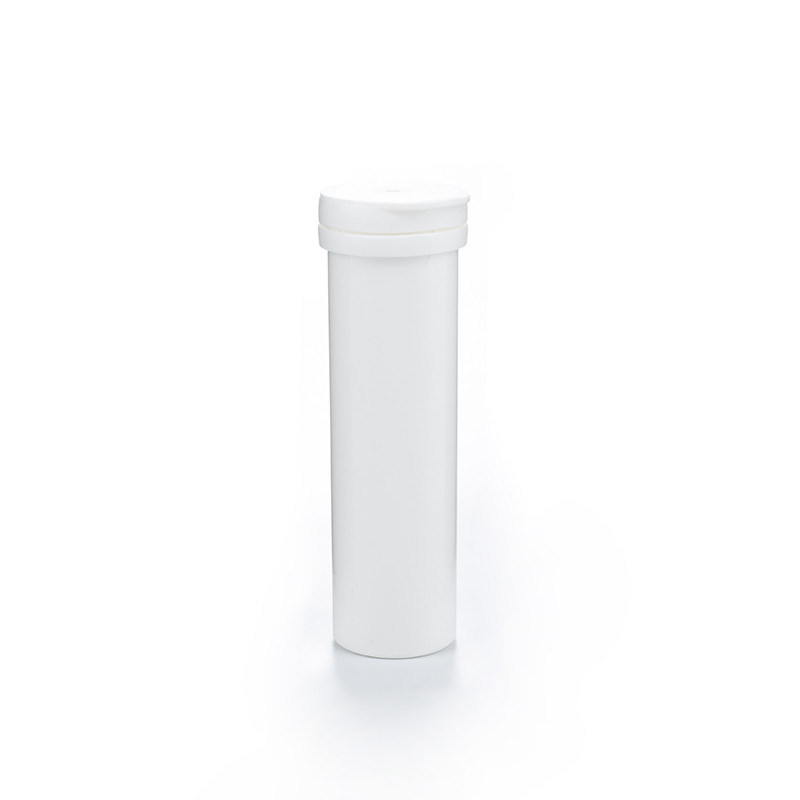 29mm*84mm Plastic Effervescent Tablet Bottle Flip Cap Contains Desiccant