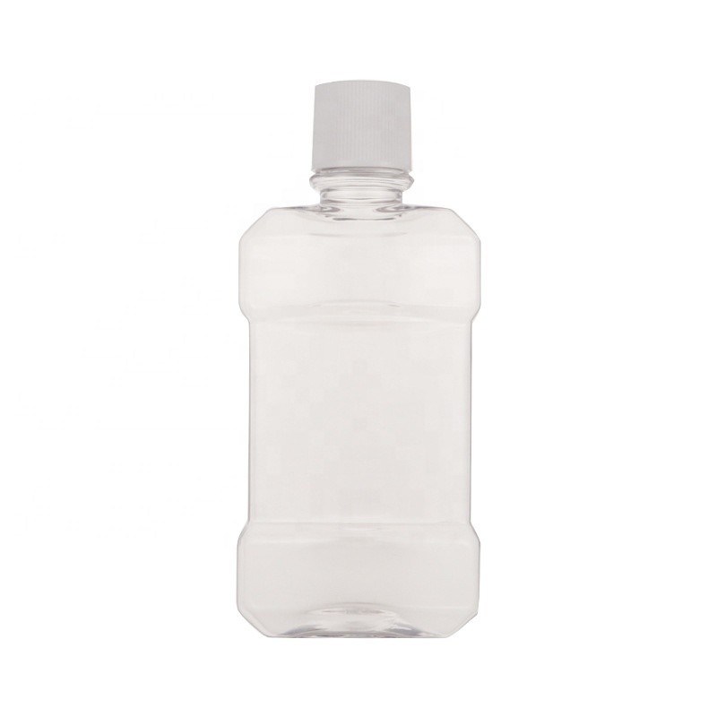 120ml 4oz Empty Pet Plastic Mouthwash Bottle Transparent