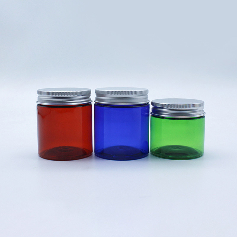 1oz 2oz Color Customized Wide Mouth Bottle PET Plastic Cream Jar