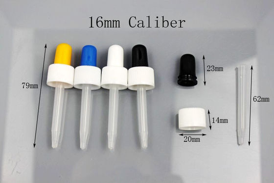 Klares Plastiktropfflasche 60ml UV galvanisiert
