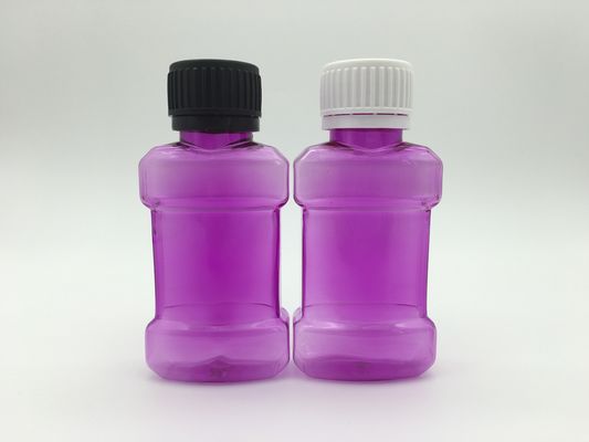 Pressungs-Mundwasser-Flaschen-Siebdruck 150ml 250ml purpurroter